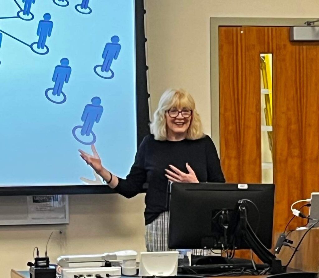 Annette Richmond delivering team training