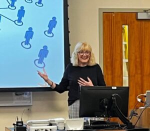 Annette Richmond delivering team training